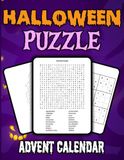 Halloween Puzzle Advent Calendar: 30 Days of Word Searches, Sudoku & Maze Challenges | Full-Color Edition