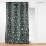 Douceur d'Intérieur Ösenvorhang Sakura 140 x 260 cm antraciet polyester bedrukt