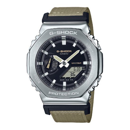 G-Shock GM-2100C-5AER Classic Heren Horloge - Zilverkleurig