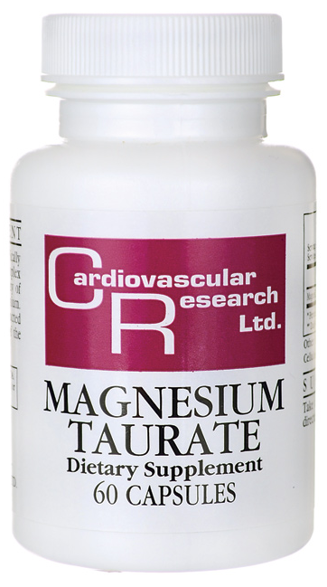 Cardiovascular Research Cardivascular Research Magnesium Tauraat 125mg Capsules