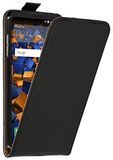 mumbi Flip Case compatibel met LG V30 / V30S ThinQ hoes mobiele telefoon case wallet, zwart