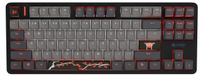 Fury Kanabo K6 Gaming-toetsenbord, US-indeling, RGB-verlichting, magnetisch, zwart-grijs