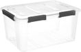 5five Opberg Box met Deksel - Solutions Protect - 75 Liter - Transparant