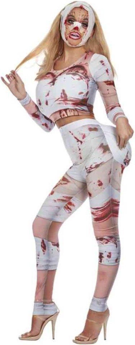 Smiffys Botched Surgery Costume - White - Size S