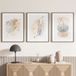 Lot de 3 affiches / posters triptyque - abstrait - 3 affiches - 30x40 cm (cadres non fournis) - photo pleine page