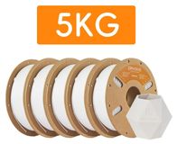PLA Filament 1,75 mm - Mat oppervlak - Filament pour imprimante 3D - Bobine de 5 kg - Blanc