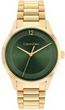 Calvin Klein CK25200229 Iconic Unisex Horloge - Staal - Goudkleurig - 40 mm