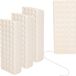 Gerimport Gerim Luchtbevochtiger radiator - 8x stuks - wit - aardewerk - 500 ml