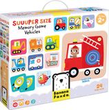 Banana Panda Superformaat memo spel voertuigen 2+