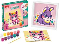 Merkloos Maped CREATIV Schilderen op Nummer Set voor Kinderen (vanaf 7 jaar) - Dierenthema Kat en Konijn