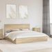 Maison Exclusive - Lit de rangement chêne Sonoma, 180 x 200 cm, panneau de particules