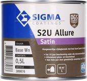 Sigma S2u Allure Satin 0,5 Liter Zijdeglans Lakverf Wit