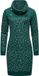 Ragwear Robe 'Chloe' gris clair / vert foncé