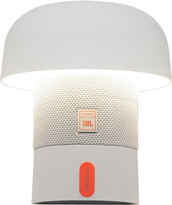 Kooduu Sensa Play Mini - Draagbare Speaker Lamp - Krachtig Geluid - Dimbaar Licht - Cloudy White