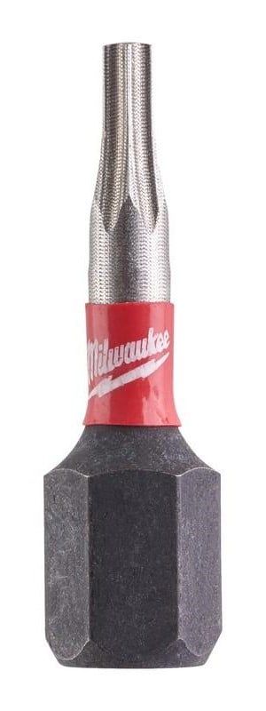 Milwaukee Accessoires Milwaukee ShockWave TX8 25mm Screwdriver Bit - 2 Pack - 4932471568