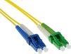 ACT RL2802 Glasvezel Patchkabel Duplex LSZH - LC/APC8 LC/UPC 9/125µm OS2 - 2 meter