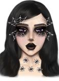 Leg Avenue Spider web face jewels sticker
