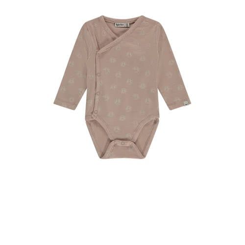 Babyface romper met all over print oud roze