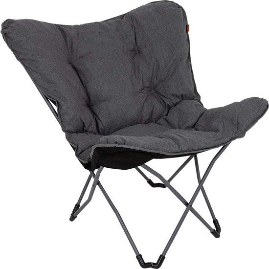 Bo-Camp Urban Outdoor Redbrigde Vlinderstoel - Grijs