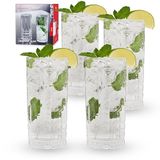 Spiegelau 4-delige Londrinkglazenset, cocktiaalglazen, kristalglas, 350 ml, Perfect Serve, 4500179
