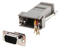 Adapter RS Pro Adapter Sub-D 9-weg naar RJ45-aansluiting