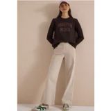 cecil Icecat Sweatshirt met Wording Artwork
