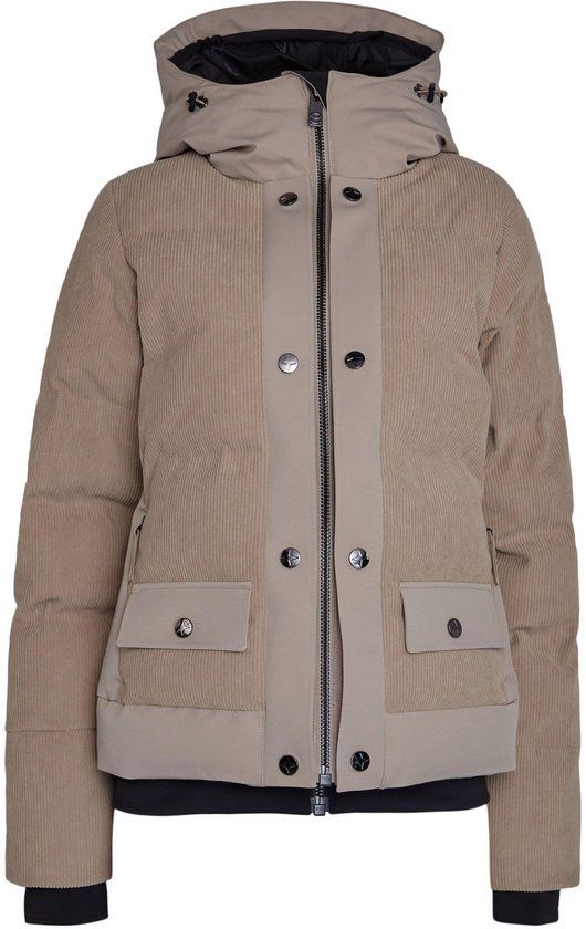 8848 Altitude Harlow Cord Jacket Dames Lt Beige