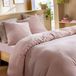 Terre de Nuit June Parure de Lit 140x200 en Gaze de Coton Rose