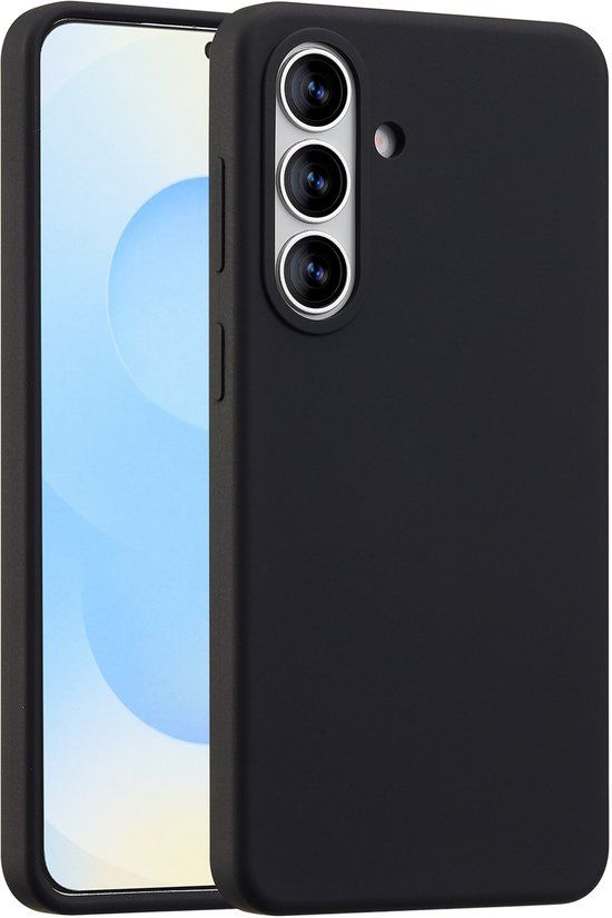 Accezz Liquid Silicone Backcover met MagSafe voor de Samsung Galaxy S26 Plus - Zwart