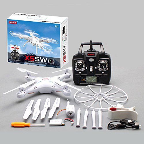 SYMA Drone X5SW WIFI FPV RC 2.4 GHz 4CH 6-Axis RTF 2MP HD Camera 29206