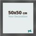 yd. Cadre photo 50x50 cm - Noir mat - MDF - Pisa