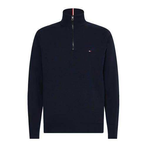 Tommy Hilfiger Gebreide Trui Van Biologisch Katoen Desert Sky