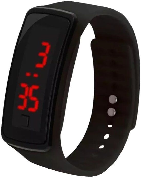 Fako Bijoux® - Kinderhorloge - LED Digital - Zwart - 8719743479241