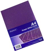 Stephens A4 220 g/m² glitter board - lila