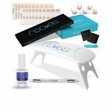 Nooves Manicureset Premium Gelnagelfolie Beige 8 Onderdelen