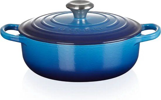 Le Creuset Braadpan - 3,4 Liter - Azure Blauw