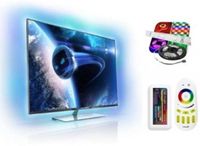 ABC-LED - Led strip - 32-40 inch - rgb - TV led strip plug & play set -incl. wifi