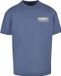 Merchcode Hawai Oversized Heren T-shirt Blauw XS