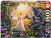 Educa Puzzle Dragon, Princess and Unicorn 1500 Pièces