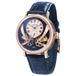 Thomas Earnshaw ES-8059-05 Polshorloge Heren Automatisch Blauw Leer Roze Staal