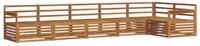 vidaXL - Buiten - bank - set - 6 - st - Naturel