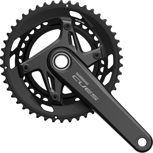 Shimano Cues FC-U6040-2 Crankstel Zwart 170 mm / 50/34t