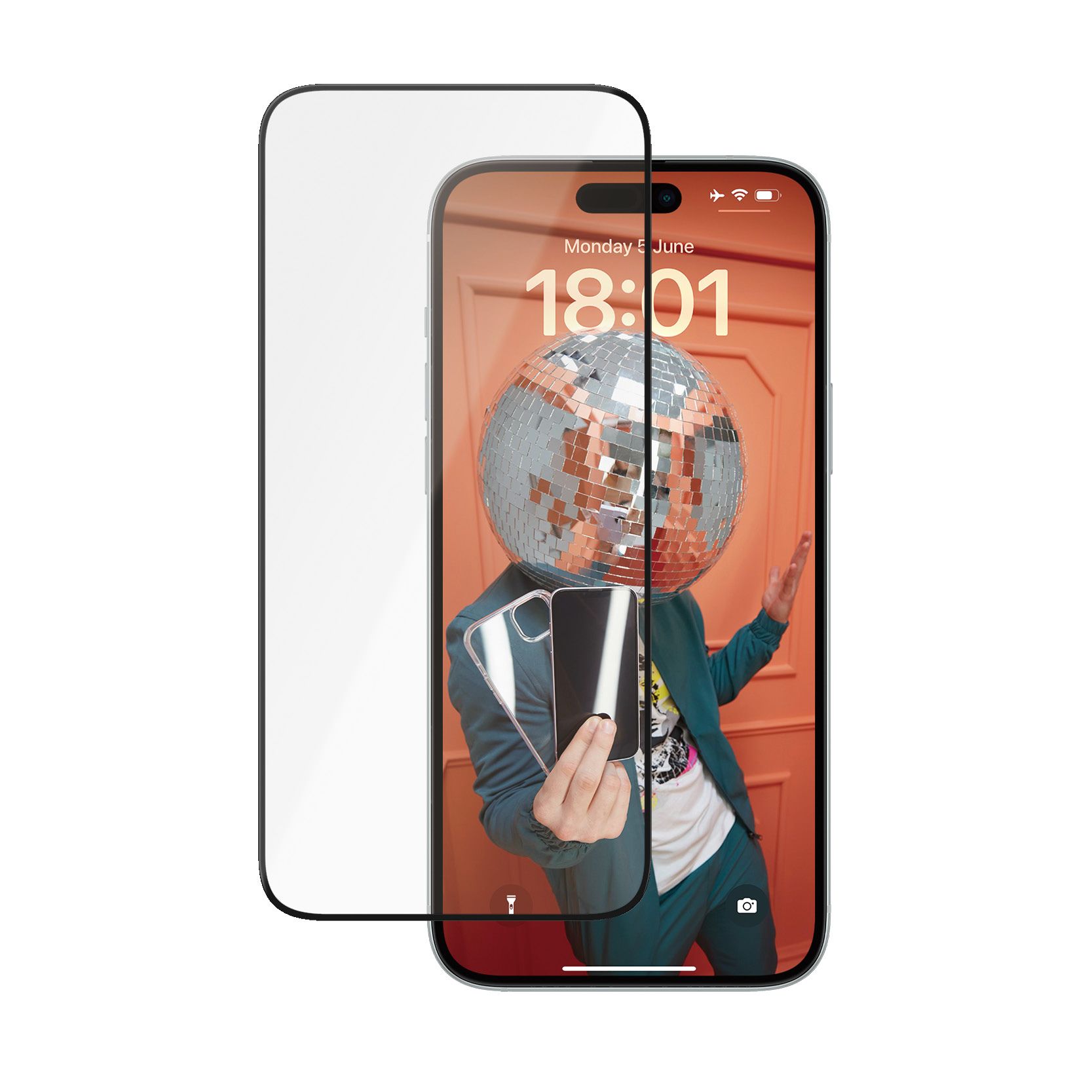 PanzerGlass Screen Protector for Apple iPhone 15 Plus - Ceramic - Ultra-Wide Fit