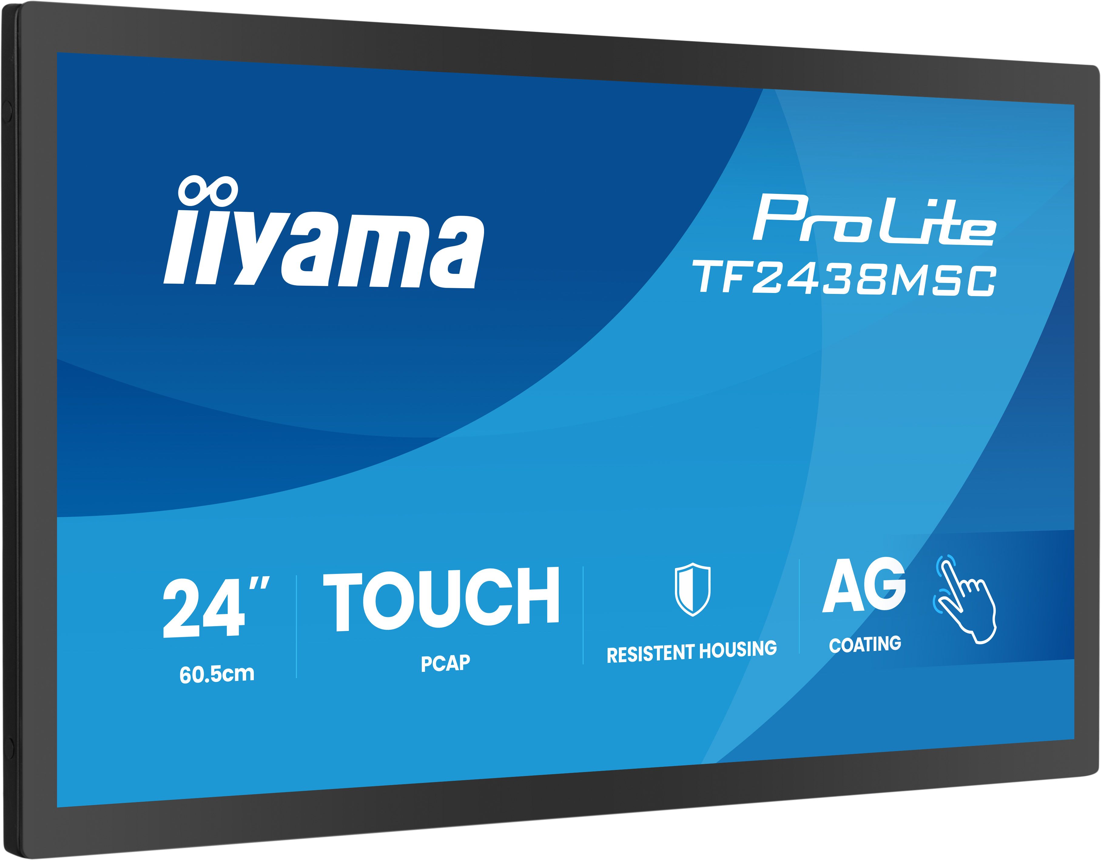 iiyama TF2438MSC-B2 60,5 cm (23.8") Full HD IPS Touchscreen Monitor