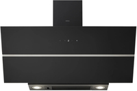 Inventum AKD9015GTZ - 90 cm - Zwarte Schuine Afzuigkap - 660 m3/h - A++