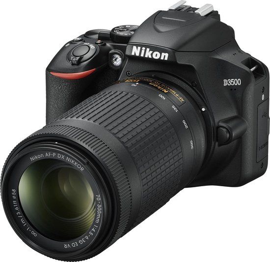 Nikon D3500 + AF-S 18-105 mm 1:3.5-5.6G ED VR SLR camerakit 24,2 MP CMOS Zwart
