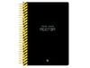 Liderpapel Schoolagenda, 25-26, spiraalbinding, klassiek, zwart, weekoverzicht, A5, tweetalig, FSC, 70 g