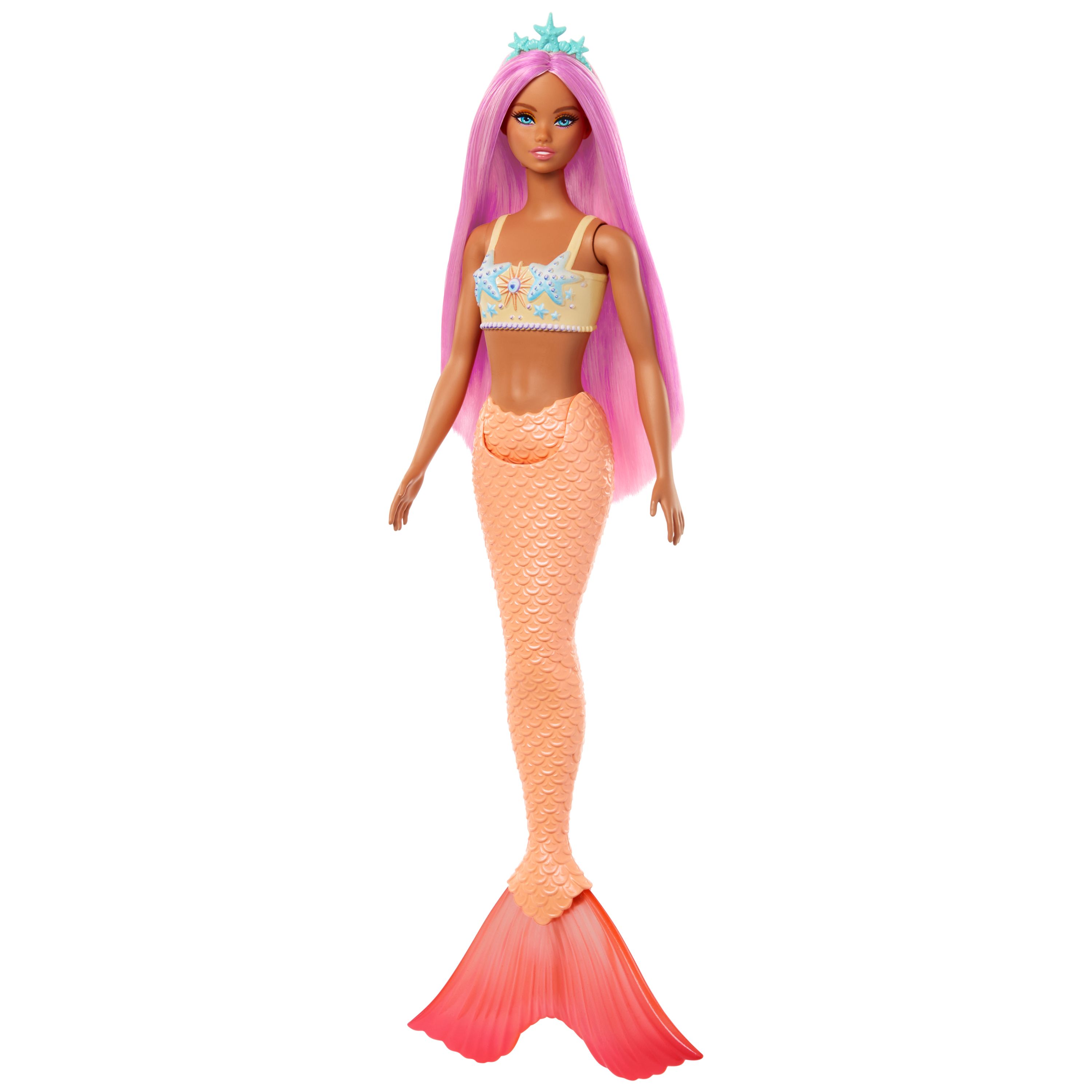 Barbie A Touch of Magic Pop - Oranje Zeemeermin Staart - Barbiepop