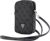 Guess Triangle Logo Wallet Pouch met Riem (7 Inch) - Zwart