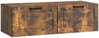 vidaXL TV-kast met wandmontage, gerookt eiken, 98 x 41 x 30 cm